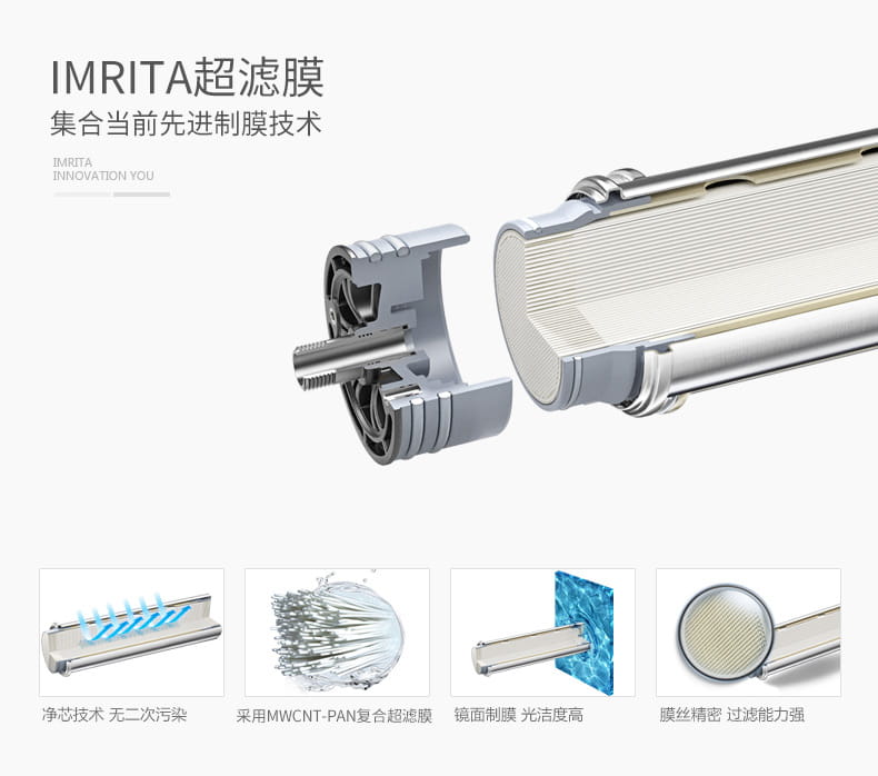 乐鱼家用厨房超滤净水器IMT-U4